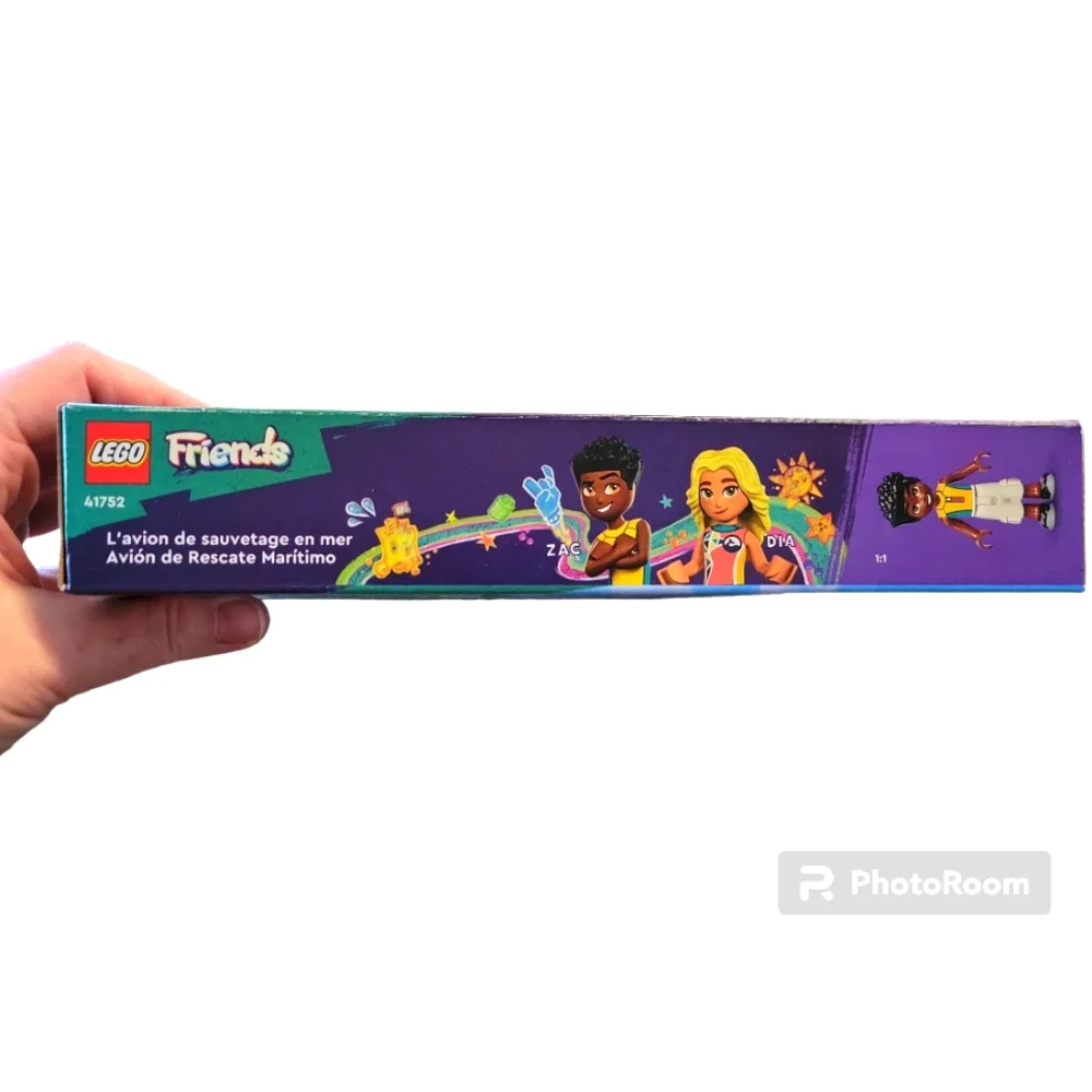 Lego, NIB, Lego Friends Sea Rescue Plane, Includes 2 Mini Dolls, 203 Pieces, Age